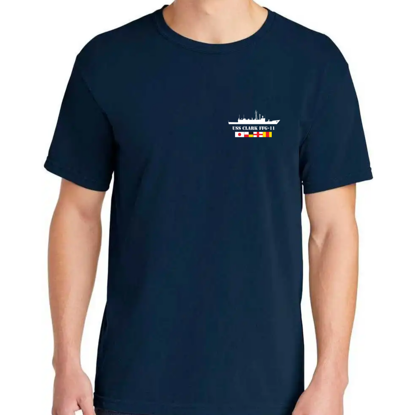USS Clark 45th Anniversary T-Shirt (1980-2025)